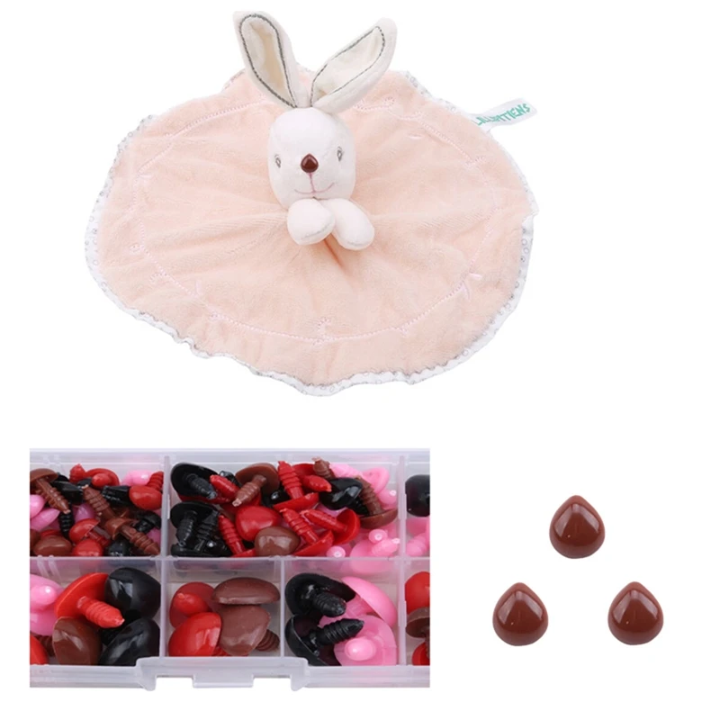 

Разноцветные флокированные треугольные планшетоны для медведей, кукол, игрушек розового/черного/коричневого/смешанного цвета