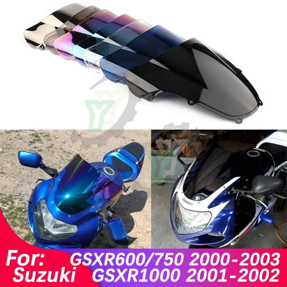 

GSXR 750/600 Cafe Racer Motorcycle Windshield Windscree Wind Deflector For Suzuki GSXR600/GSX-R 750 2000-2003/GSXR1000 2001-2002