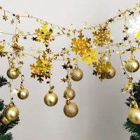christmas decoration christmas cane hanging ball snowflake christmas tree ornaments balls for xmas home decor