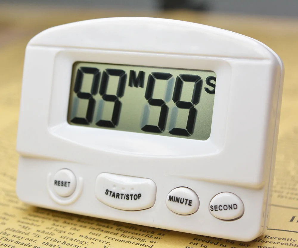 Цифровой ЖК дисплей магнитный мини кухонный таймер электронный будильник