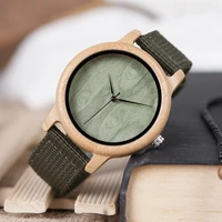 bobobird mens watches high quality handmade natural wooden wristwatch fashion casual nylon strap male watch customize