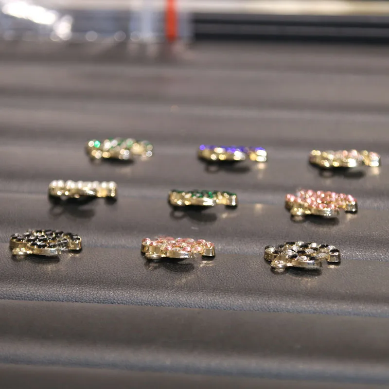 

10pcs High-end golden Pendant classic diamond clothing accessories wedding DIY jewelry sewing jewelry on a fur coat button