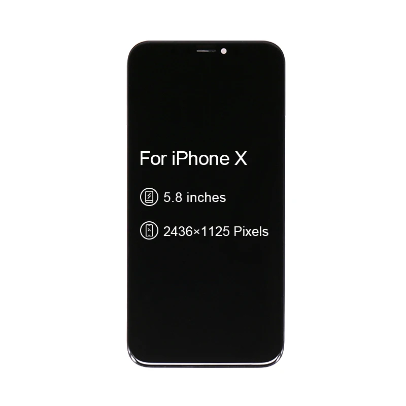 Lcd для Apple для iPhone X lcd дисплей с кодирующий преобразователь сенсорного экрана в сборе для iPhone X дисплей OLED Высокое качество