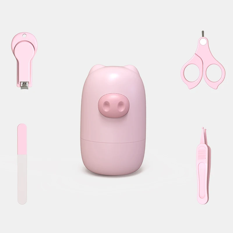 Безопасные кусачки для ногтей ухода за ребенком мультяшный детский триммер