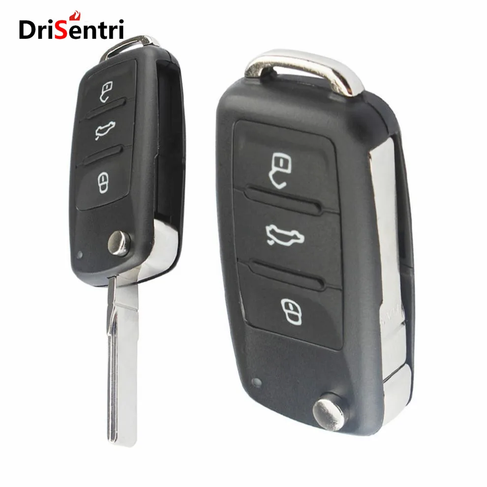 Черный 3 кнопки умный пульт дистанционного управления сменный Футляр для ключей