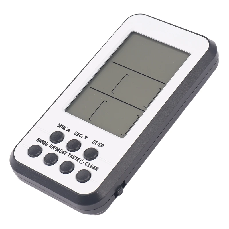 

Wireless Double Needle Barbecue Thermometer Dual Channel Thermometer Barbecue Fork Kitchen Meat Thermometer Temperature Alarm