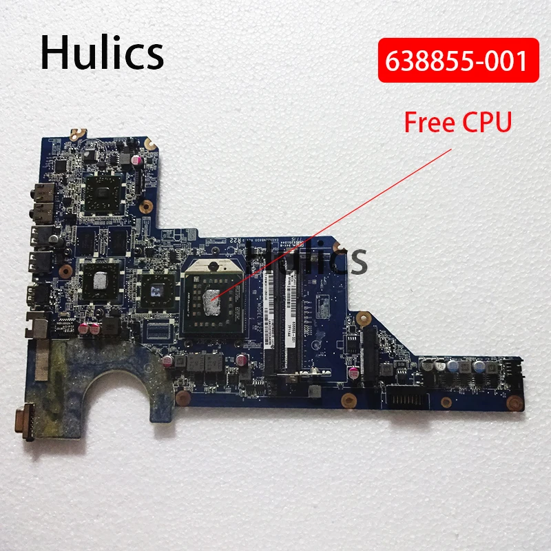 Hulics оригинальная материнская плата для ноутбука HP G4 G6 G7 638855 638855-001 DA0R22MB6D0 основная