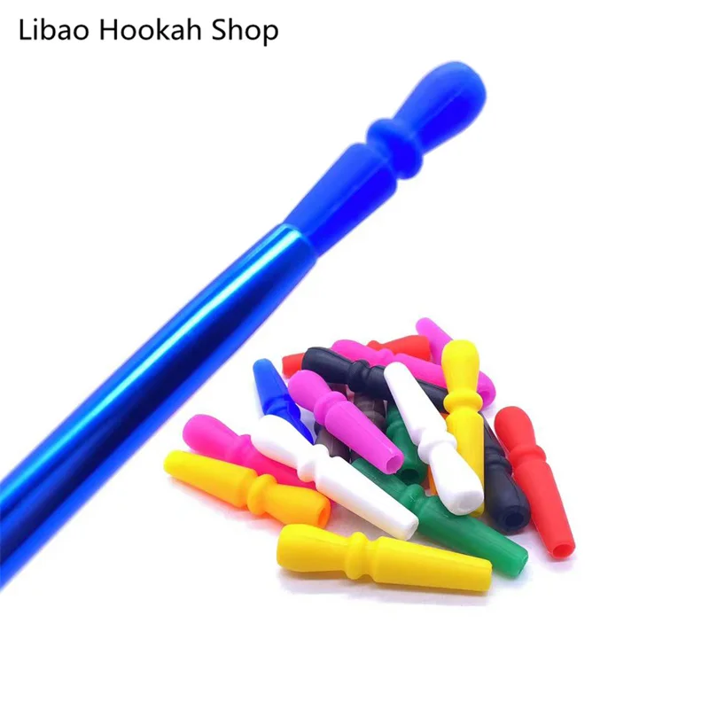 

20 pcs Colorful Silicone Hookah Mouthpieces For Shisha,Water Pipe,Sheesha,Chicha Narguile Chicha Tools Smoking Accessories Gift