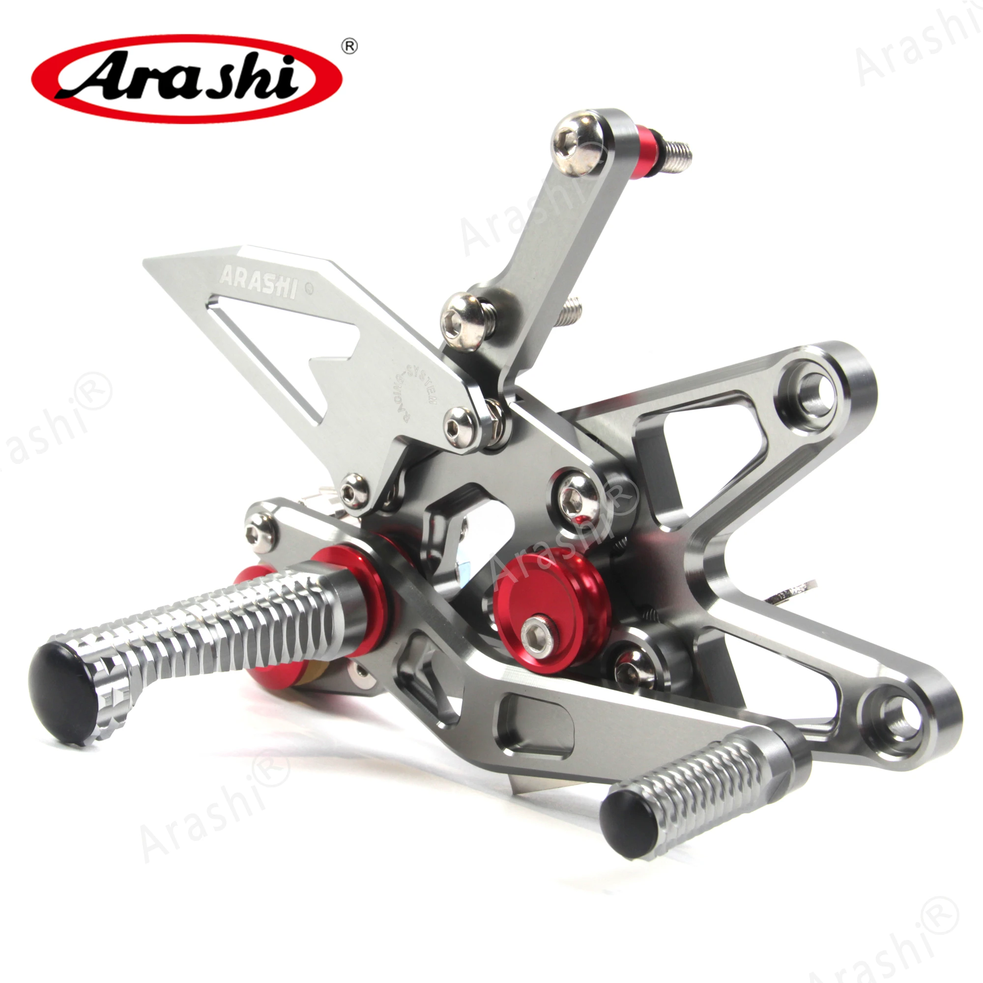 Arashi For DAYTONA 675 675R 2013-2018 CNC Rider Footrests Adjustable Foot Pegs Rearset Pedal 675-R 2013 2014 2015 2016 2018 | Автомобили и