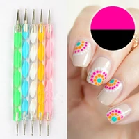 1pcs nail art dotting painting pen acrylic powder nail gel nail polish nail art decorations crystal manicure set kit nail tools