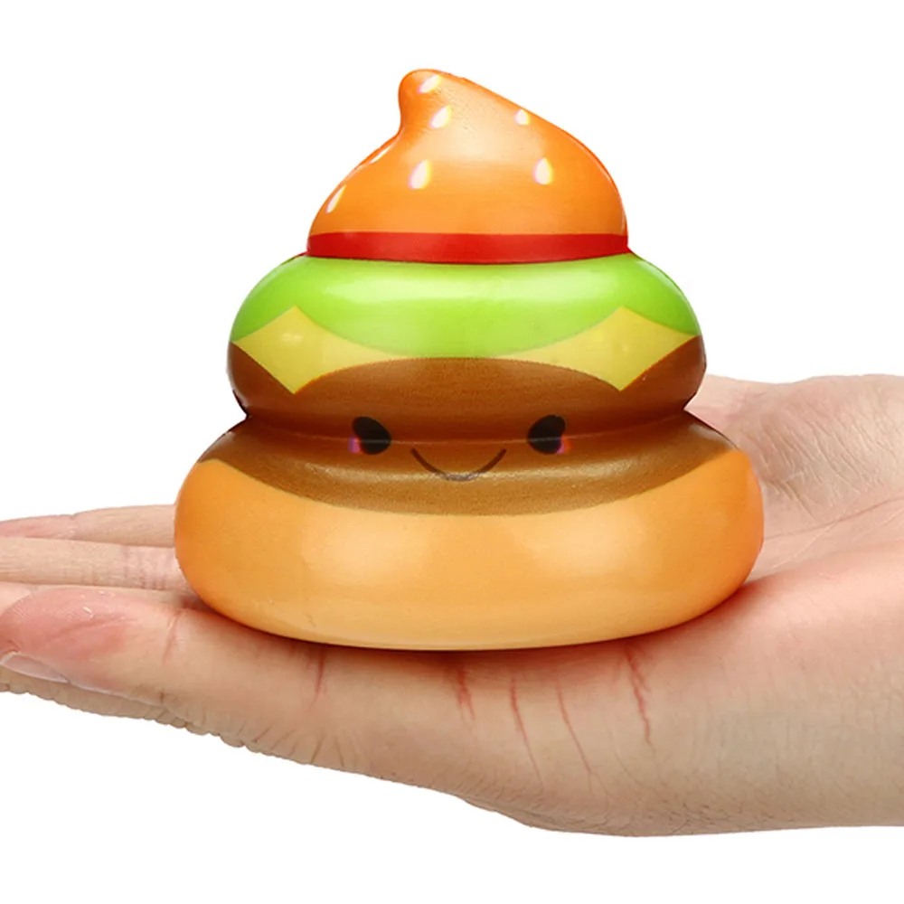 Игрушки для отдыха декоратора Squishies Kawaii с принтом Yummy Еда ПУ медленно