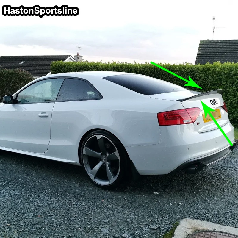 S5 модифицированный стиль HK углеродное волокно задний багажник спойлер