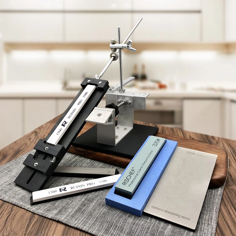 Многофункциональная фиксированная точилка для ножей кухонная Угловая Система