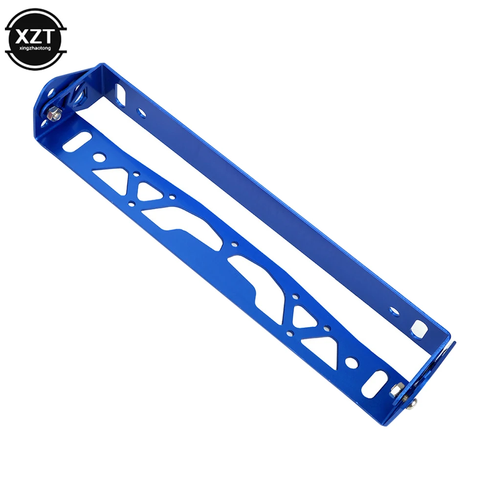 Рамка для автомобильного номерного знака универсальная алюминиевая Power Racing JDM