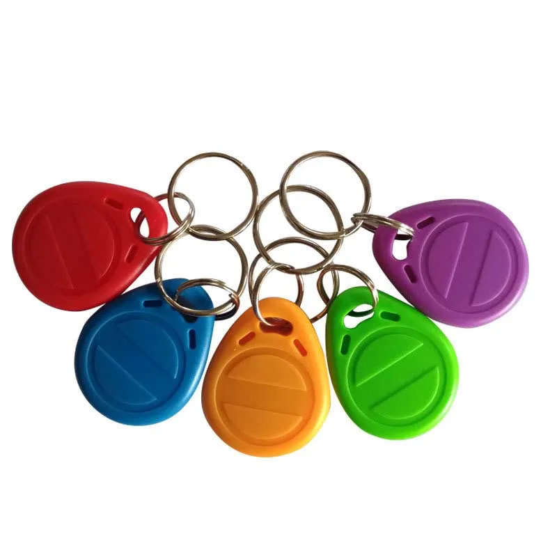 

EM4305 T5577 ABS Waterproof Access Control Keyfob RFID 125KHz Tag Proximity ID Token Copy Rewritable Writable Key Ring Card