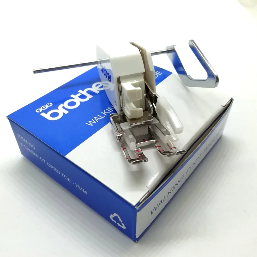 

Domestic Sewing Parts Presser foot for Brother Open Toe Walking Foot Even Feed foot 7mm SA188 F062 XE1100001 Original