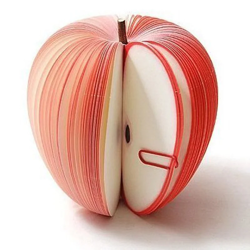 

free shipping Fruit Shape Memo Pads Portable Scratch Paper Post Sticky notes office school supplies Self-Adhesive