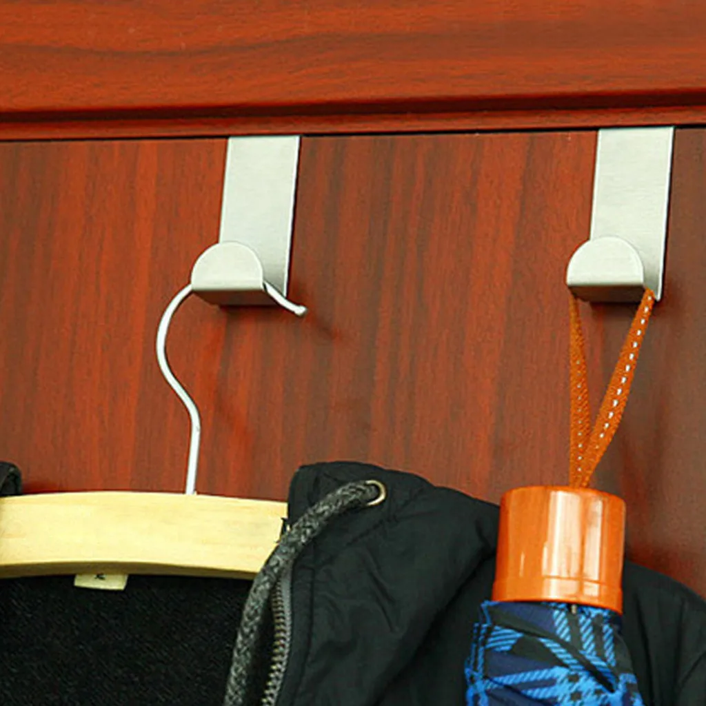 Многофункциональная Вешалка из нержавеющей стали для кухонного шкафа вешалка