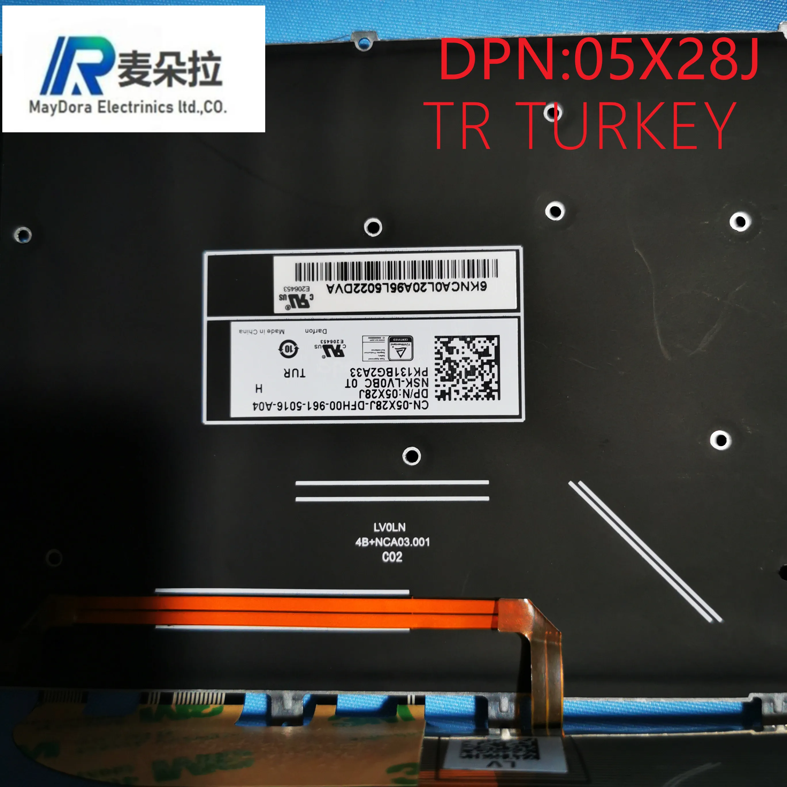 TUR TURKEY Backlight keyboard for DELL XPS15 9550 9560 9570 PRECISION 5510 5520 5530 LAPTOP 05X28J | Компьютеры и офис
