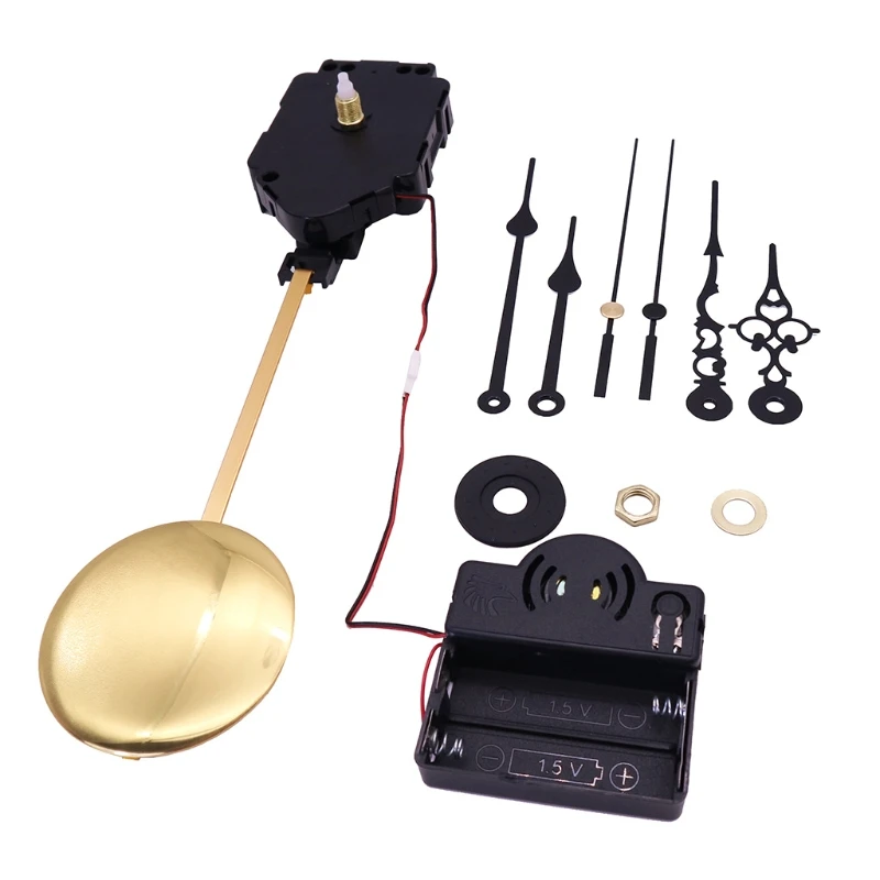 

DIY Quartz Pendulum Trigger Silent Clock Movement Mechanism with 16 Music Box