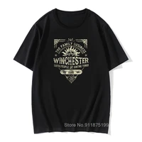 vintage supernatural winchester business t shirt for men 2021 new design t shirt big size homme tee shirt
