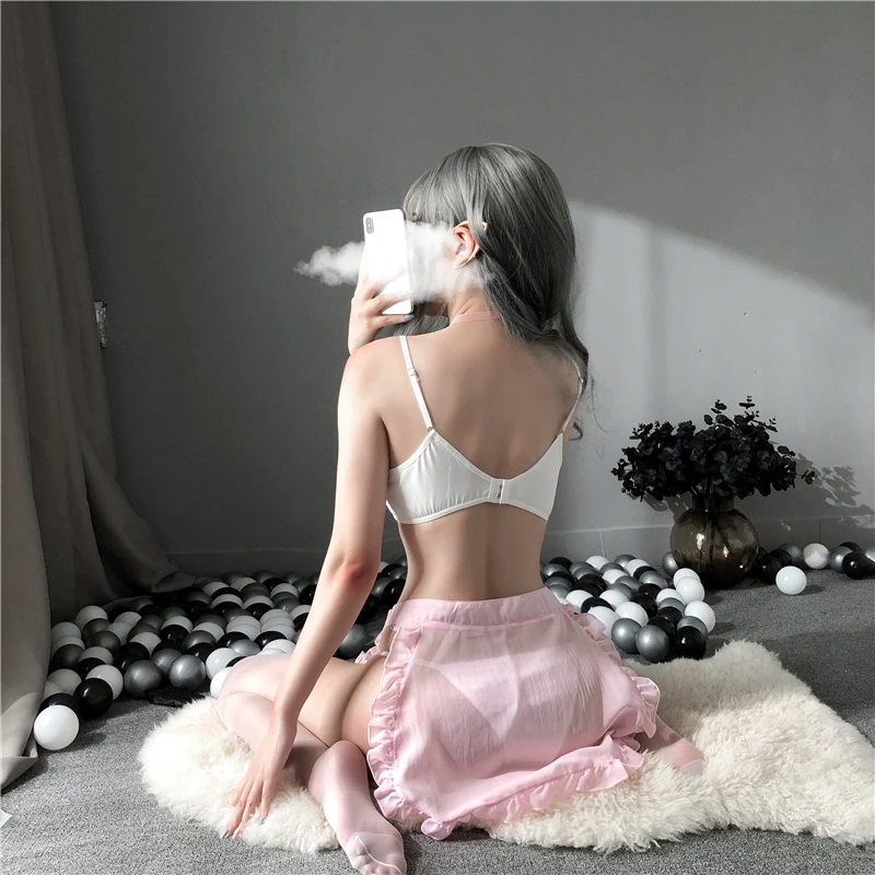 Сексуальная аниме школьная девушка эротический наряд для женщины