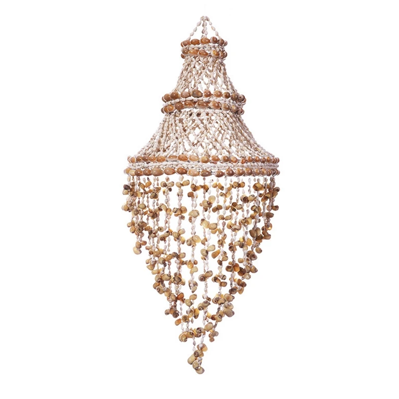 

Conch Sea Shell Wind Chime for Home Garden Decor Shell Hanging Ornament for Outdoor Indoor Wall Pendant