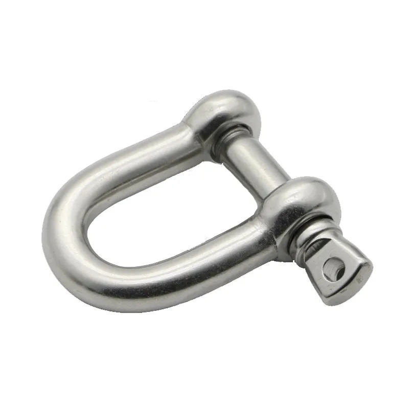 

Stainless Steel Lifting Towing Bow Dee D Link Rigging Shackles Marine 5mm - 10mm D Shackle For Internal