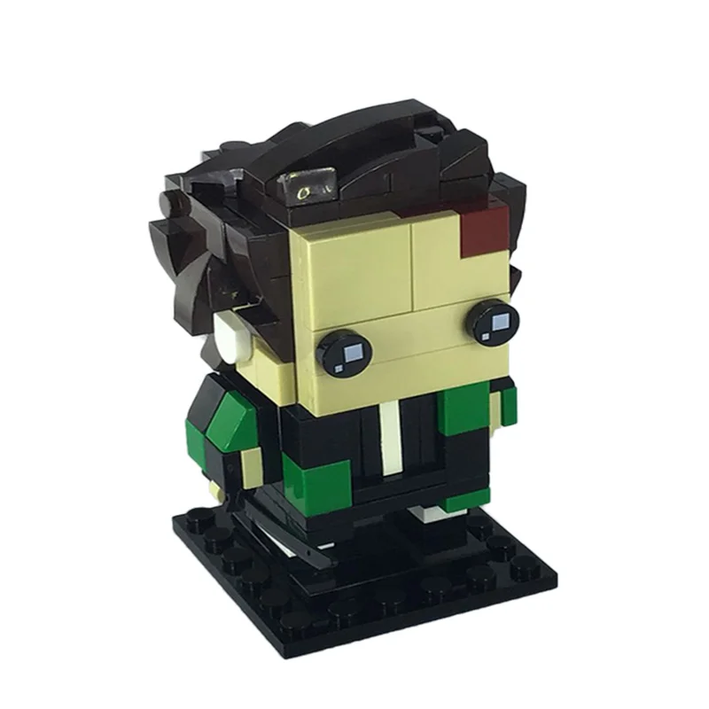 

MOC Famous Anime BrickHeadz Cartoon Character Building Block Figurly Brick Puzzle Stitching Children Toys Kids Gift Decoration