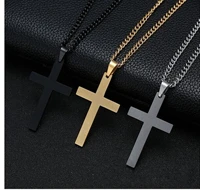 vintage cross pendants stainless steel jesus cross pendant necklace jewelry for menwomen wholesale price