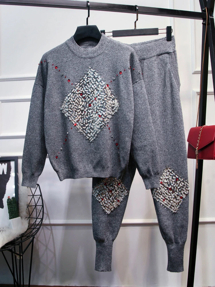 HIGH STREET/Новинка, стильный костюм для подиума, комплект женской футболки с короткими рукавами, Джинсовый комплект со штанами