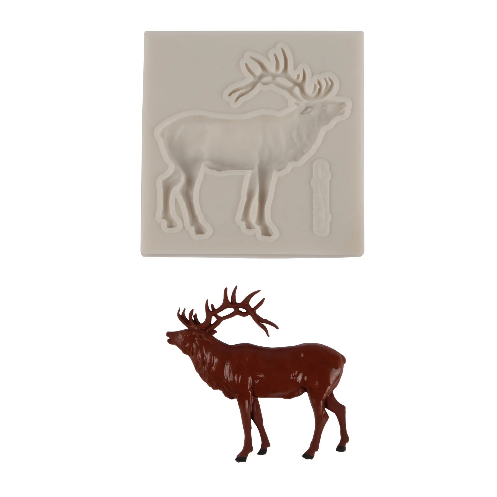 

Christmas Tree Elk Silicone Fondant Mold For Cake Chocolate Dessert Lace Decoration Kitchen Baking Tool