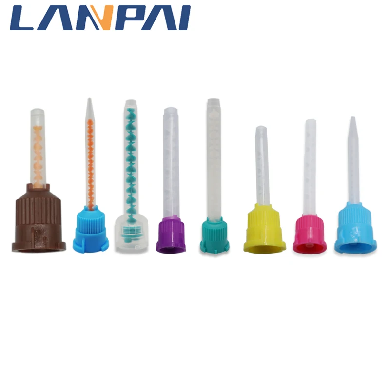 

Lanpai 10pcs Disposable Mixing Tubes Silicone Rubber Film Dental Products Material Tools Impression Head