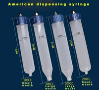 100ml200ml dispensing syringe new american syringe plastic barrel hose transparent 3 piece set 100cc200cc