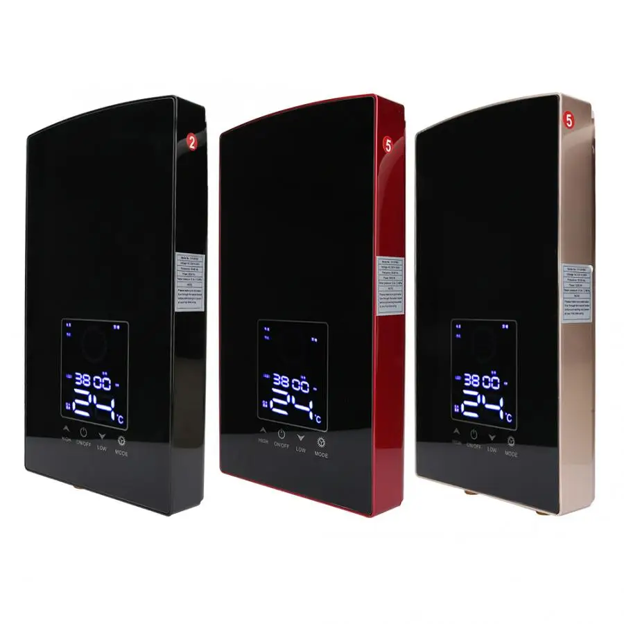 Настенный Электрический водонагреватель для ванной комнаты 220 240 В|Электрические