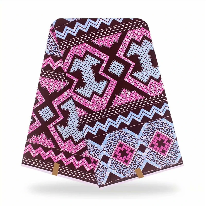 

New Original Real Wax Prints High Quality African Fabric Cotton Material Nigerian Satin Ankara Batik Top Class Sewing Dress VL05