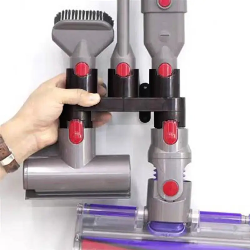 Brush Head Storage Rack Dyson V7/8/10/11 Delicate Fully Polished Suction Hanger Practical Easily Installed Tip Holder | Дом и сад
