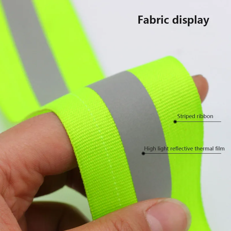 5 ярдов Светоотражающие Полоски Безопасность Серебристая отражающая пришить