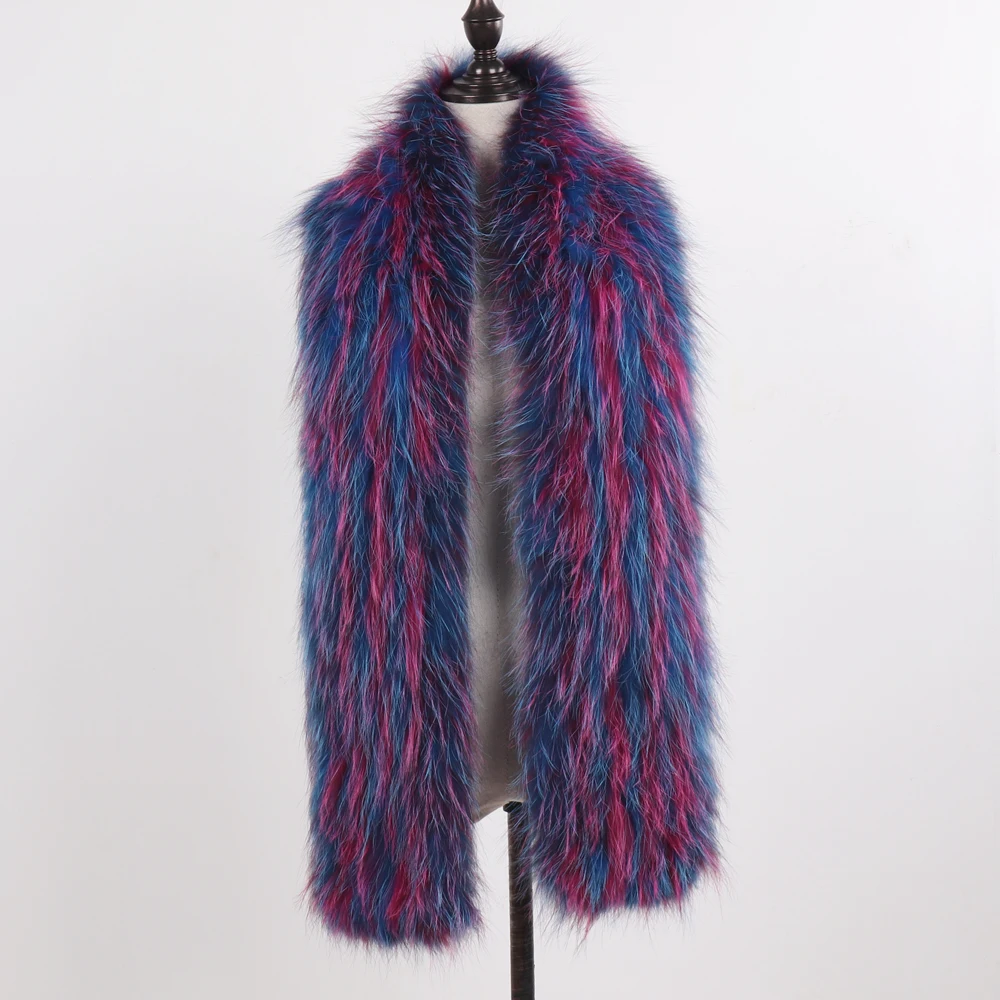 Новинка 2022 брендовый женский шарф из натурального Лисьего меха зимние женские