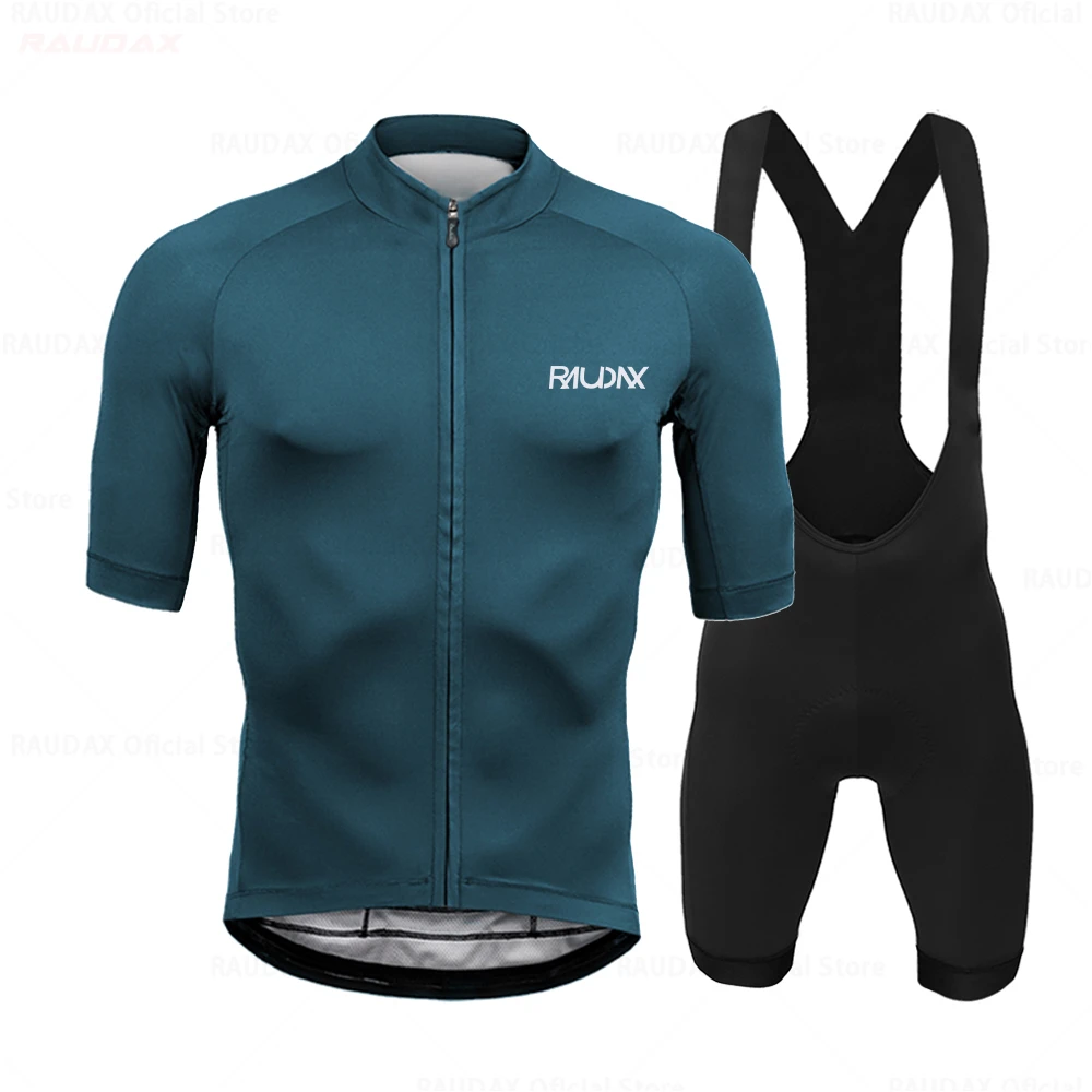 

RAUDAX 2021summer Cycling Clothing /Road Bike Wear Racing Clothes Quick Dry Men's Cycling Jersey Set Ropa Ciclismo Maillot