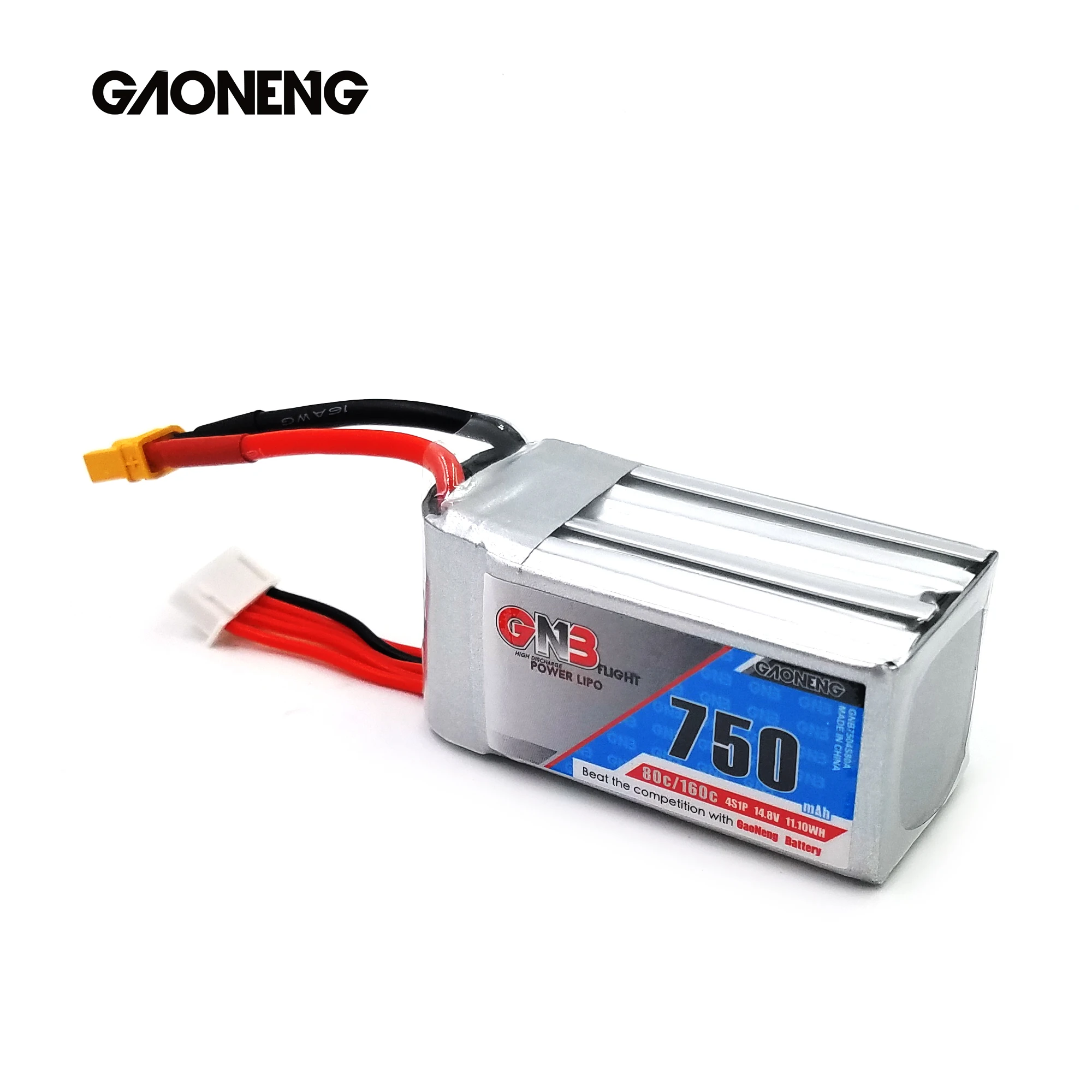 4 шт. Gaoneng GNB 14 8 в 750 мАч 80C 4S XT30 разъем литий полимерная батарея для