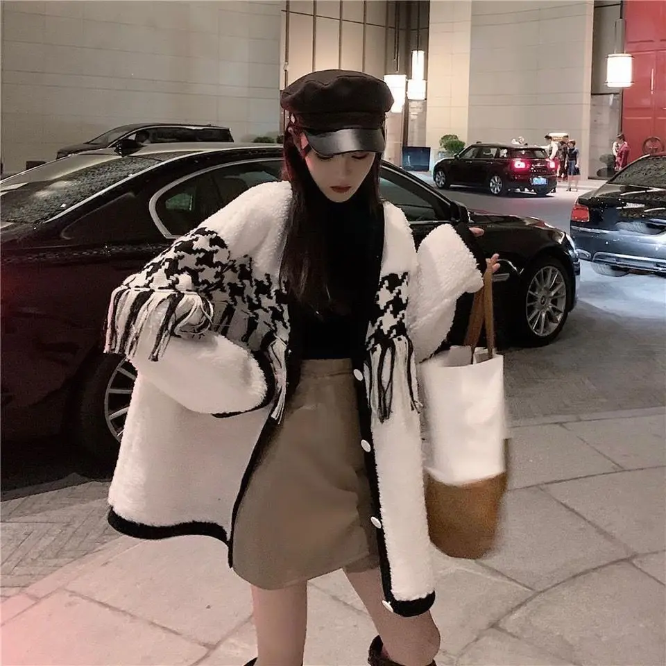 

New product autumn winter 2021 new Korean sweater knitted cardigan coat loose and fashionable versatile women's coat