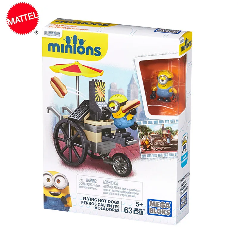 Конструктор MEGA BLOKS Fisher Price Гадкий я серии Миньоны мобильный набор подставок для