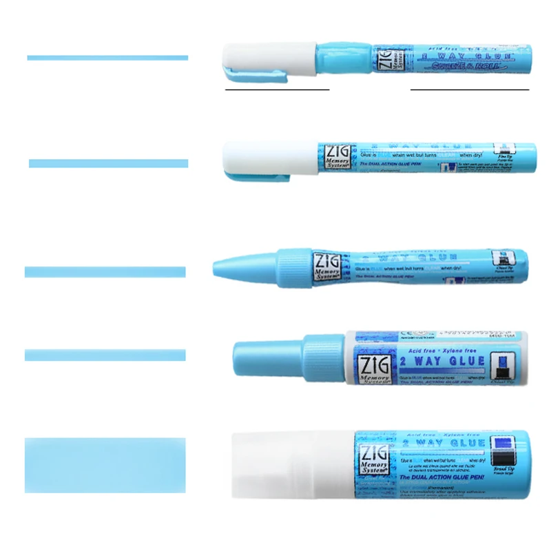 

1pc Kuretake ZIG environmental protection coloured Gilding glue DIY tools Gilding glue pens Office Supplies