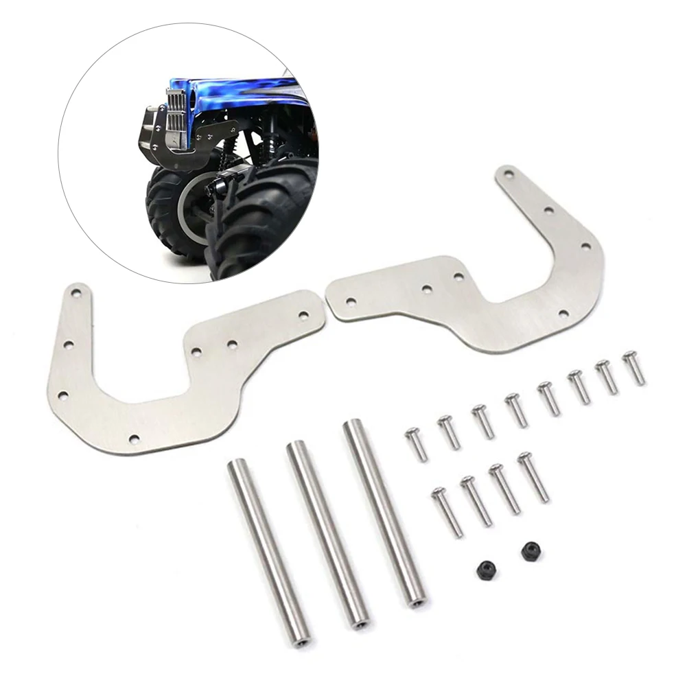 

1PCS Stainless Steel RC Front Bumper RC Parts for 1/8 LOSI LMT 4WD Solid Axle Monster Truck RC Car Upgrade Parts