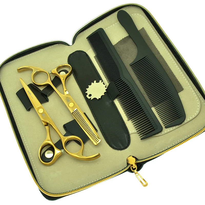 5 &quotЯпония 440C ножницы для волос Профессиональные Парикмахерские филировочные