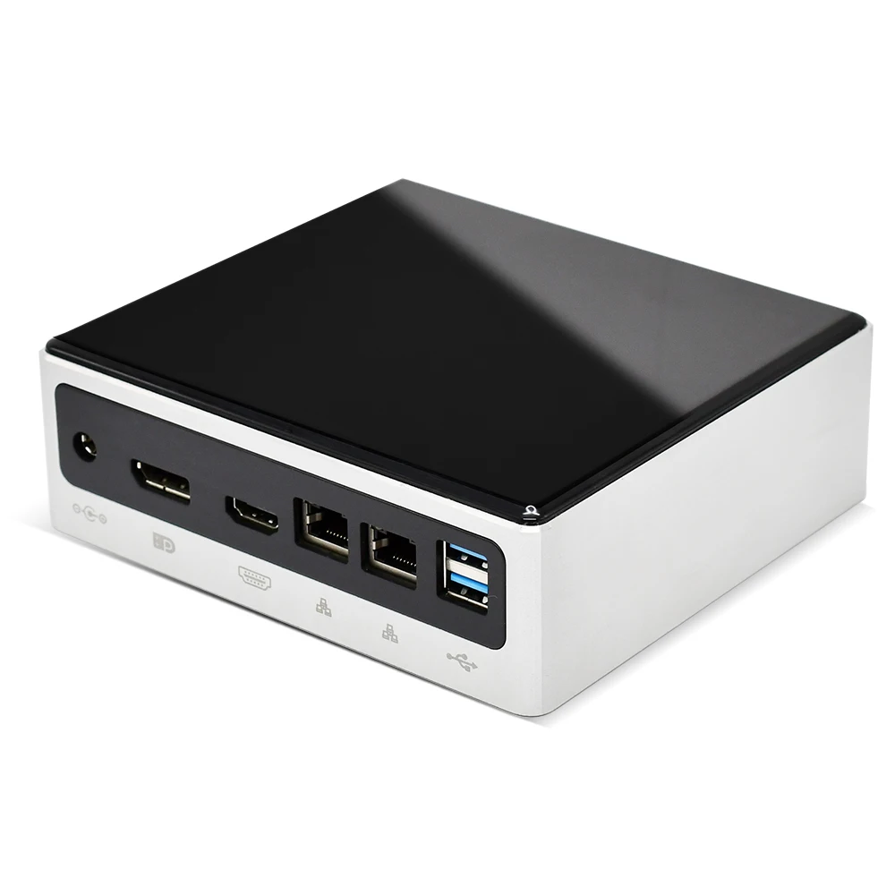 Topton новый процессор Intel Core i7 10810U 10710U Мини ПК Barebone оконные рамы ТВ коробка Dual Lan DP HDMI