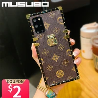 musubo retro case for samsung galaxy s21 s20 ultra s10 plus a51 a71 5g a72 note 10 plus note 20 ultra fundas cover luxury coque