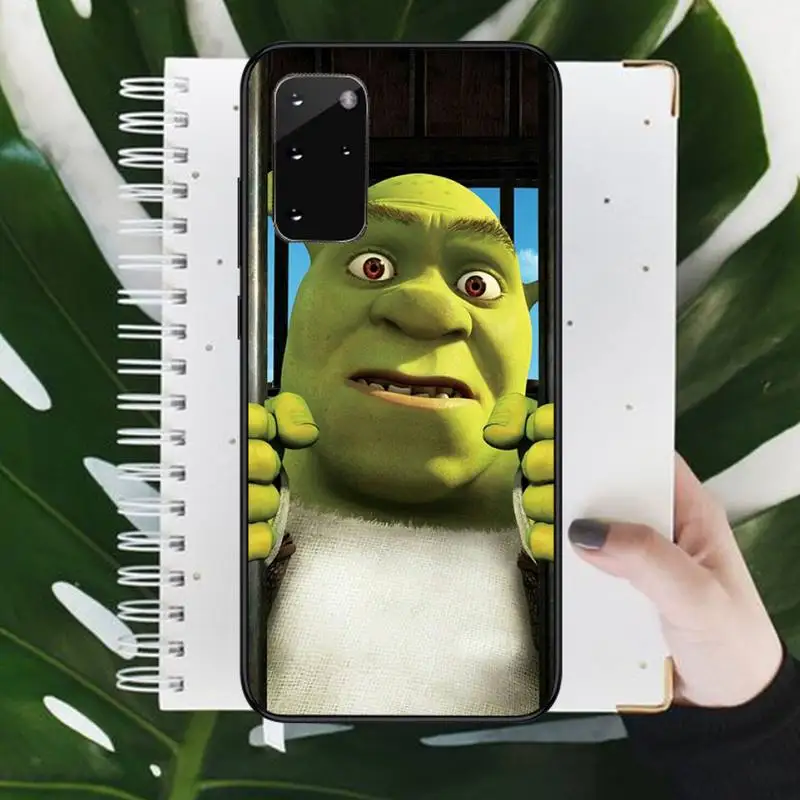

Cute cartoon movie Shrek Phone Case For Samsung galaxy S 9 10 20 A 10 21 30 31 40 50 51 71 s note 20 j 4 2018 plus