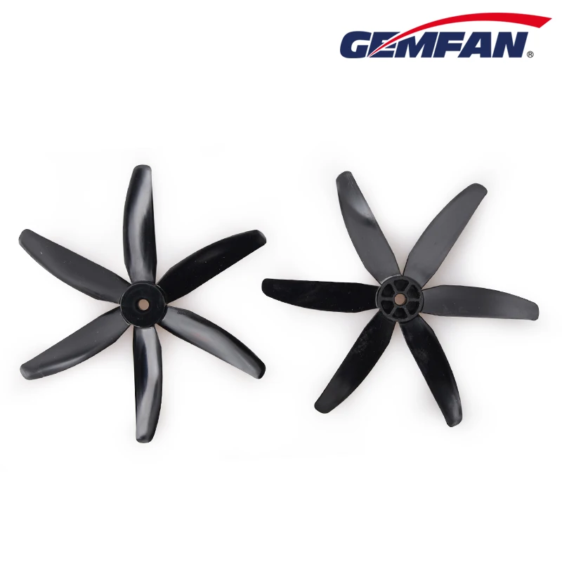 2 пары/4 шт. Gemfan 6 лезвия 5x4x6 5040 5040R CW CCW Пропеллер для 1806 2205 моторов ZMR250 QAV250 280 Дрон